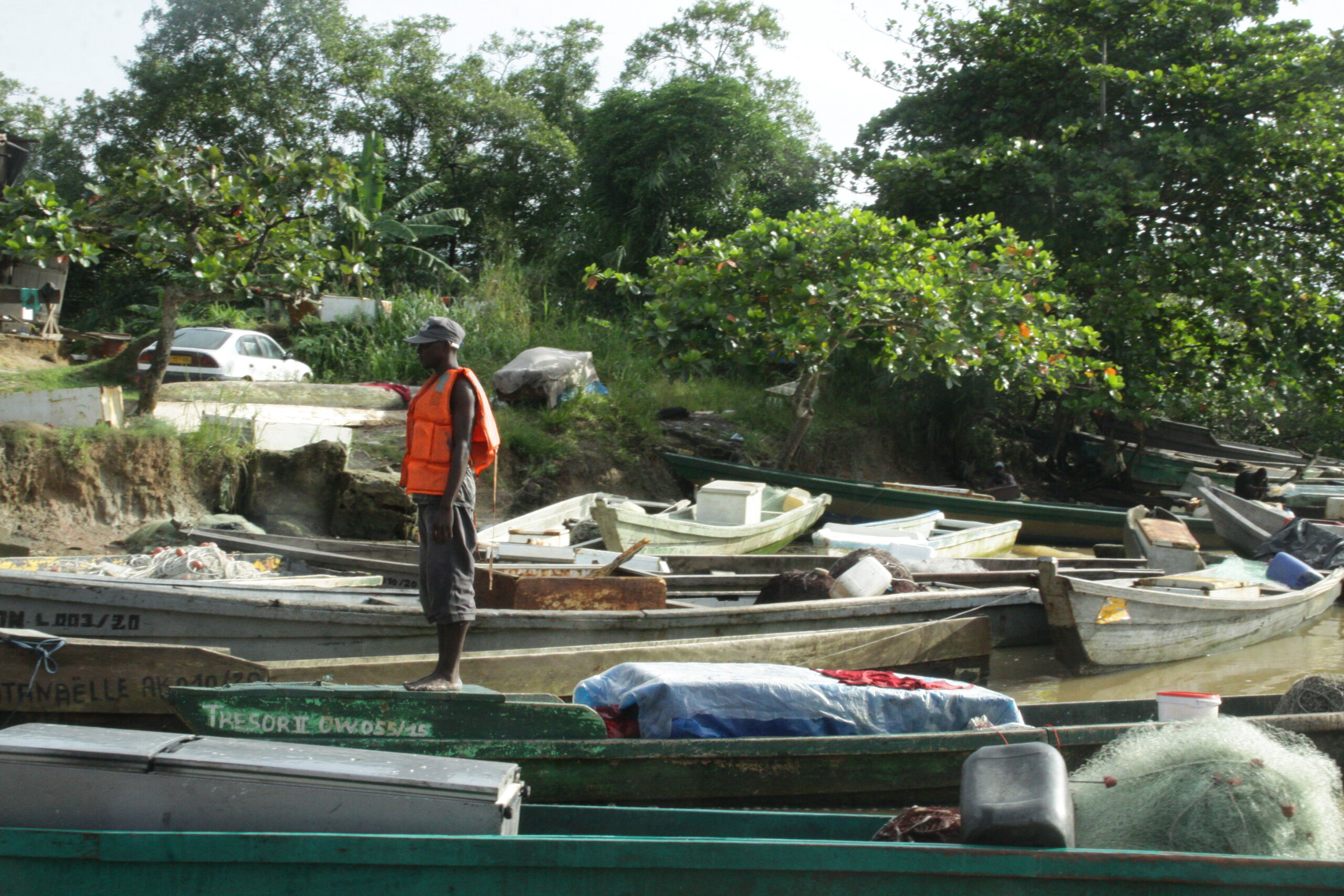 Visite du débarcadère de pêche de bambouchine