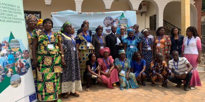 ATELIER DE LANCEMENT DE LA SECTION NATIONALE AU RESEAU AFRICAIN DES FEMMES TRANSFORMATRICES ET COMMERÇANTES DE POISSON (AWFISHNET) DE LA REPUBLIQUE CENTRAFRICAINE; Bangui (RCA), du 28 février au 1er mars 2022