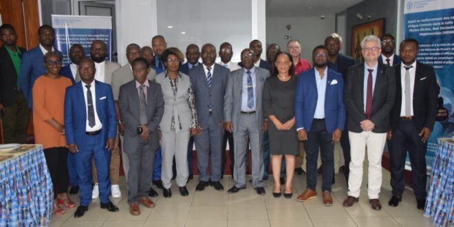 Atelier sous-régional sur le projet d’appui au renforcement des capacités de l’Afrique Centrale dans lutte contre les Pêches (INDNR). 03-04 avril 2023 Douala Cameroun