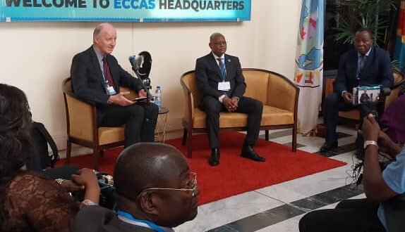 Conférence de presse organisée par le Président de la Commission de la CEEAC et le Secrétaire Exécutif de l’Initiative pour la Transparence de l’Action Climatique (ICAT).